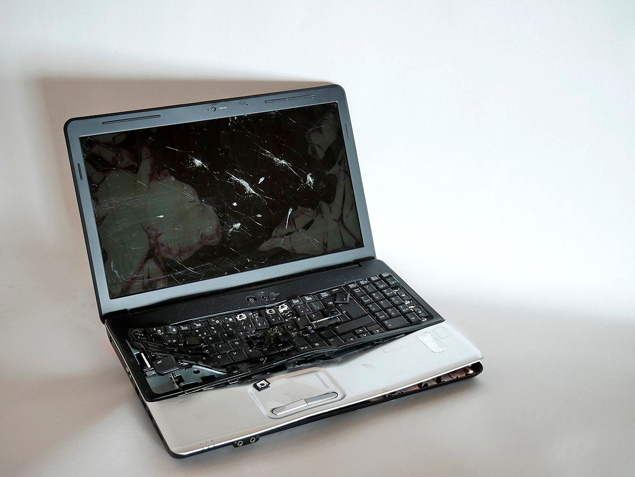 Broken laptop